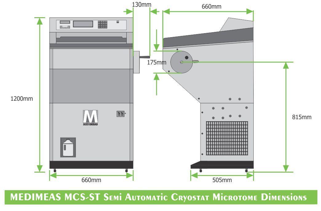 medimeas mcs st semi automatic cryostat